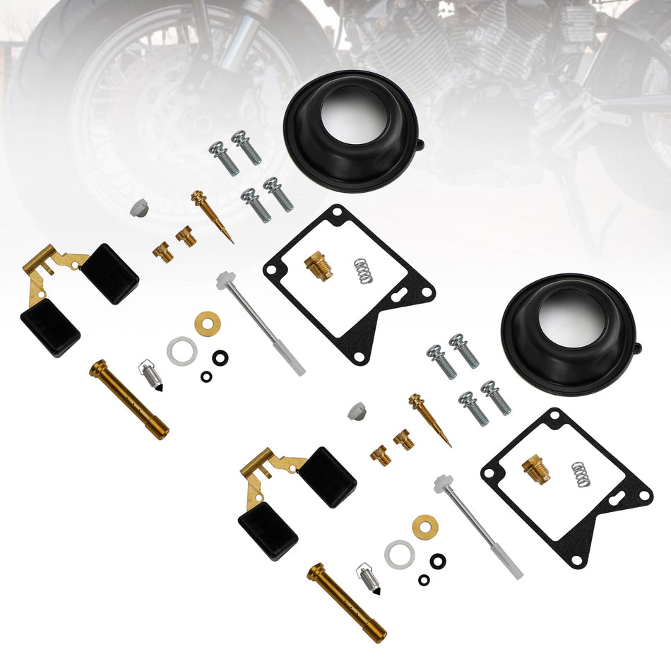 2X Yamaha Virago 750 XV750 1981-1983 Kit de réparation de reconstruction de carburateur