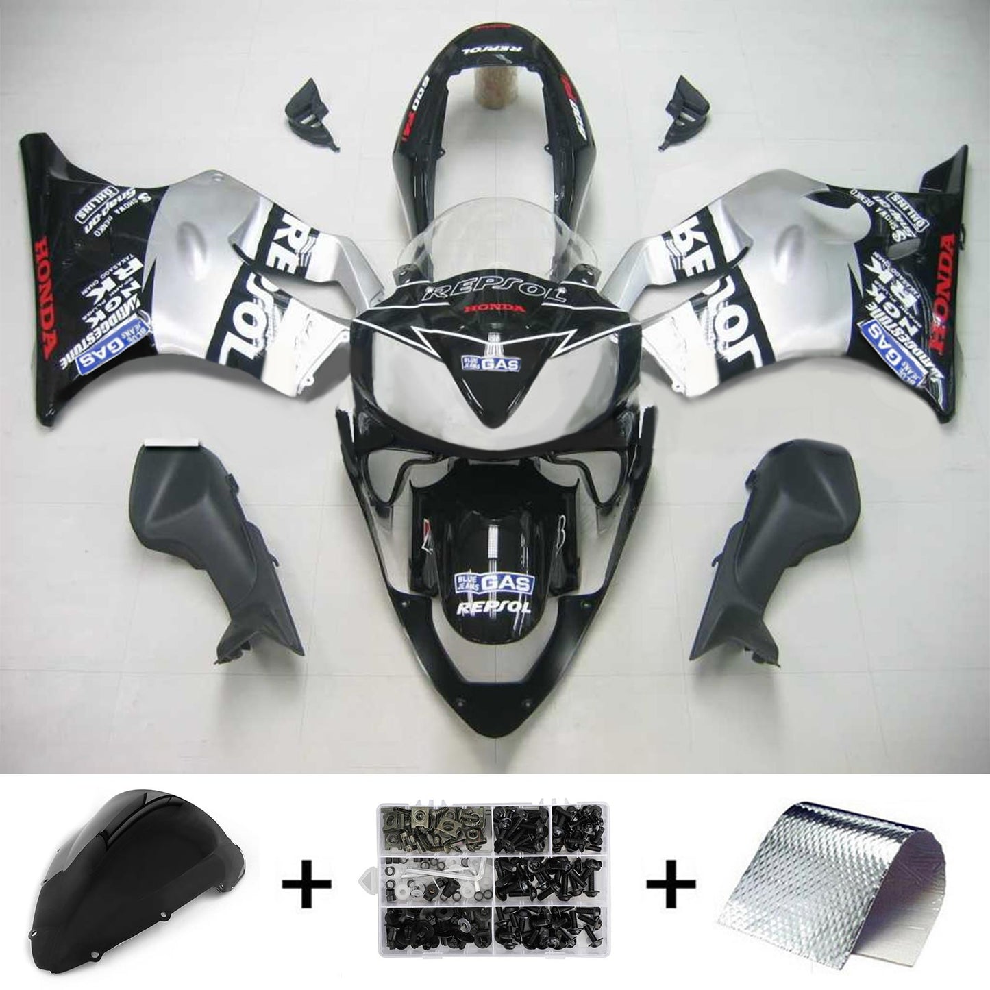 Kit de carénage Amotopart Honda CBR600 F4i 2004-2007