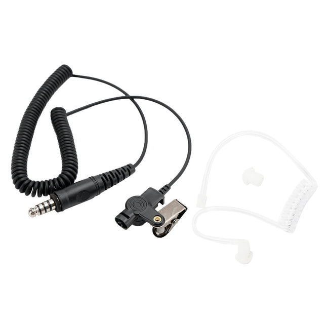 7.1-A3 Einzelh?rer-Ohrh?rer mit transparentem Luftschlauch, 7,1-mm-In-Ear-Headset