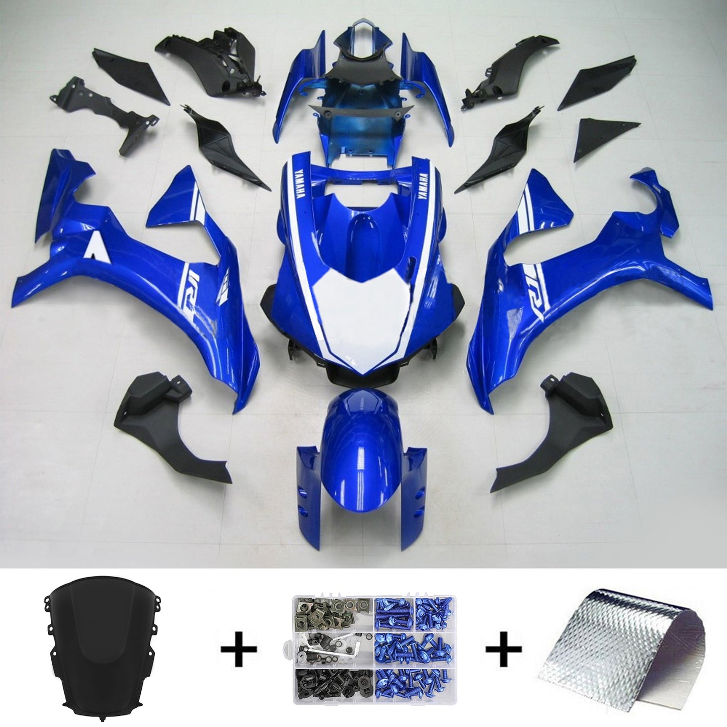 Amotopart Yamaha YZF R1 2020-2024 Verkleidungskit Karosserie Plastikabbs