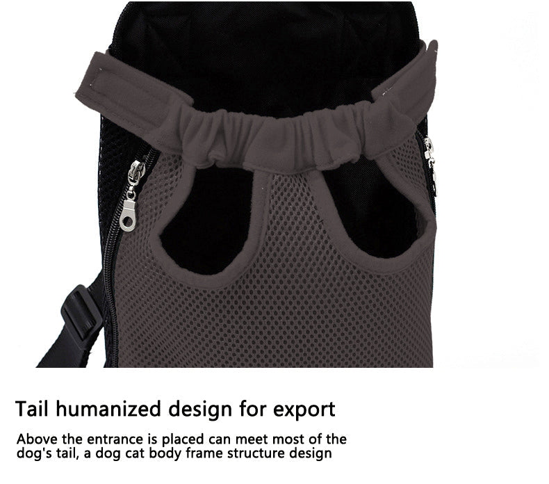 Portable Mesh Pet Dog Carrier Puppy Backpack Travel Carrier Bag Sac à bandoulière