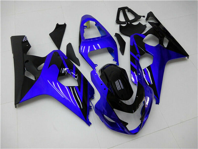 AMOTOPART-Verziehung Injektion Plastik Kit Blau Schwarze Passform für Suzuki GSXR600/750 2004-2005 Generic