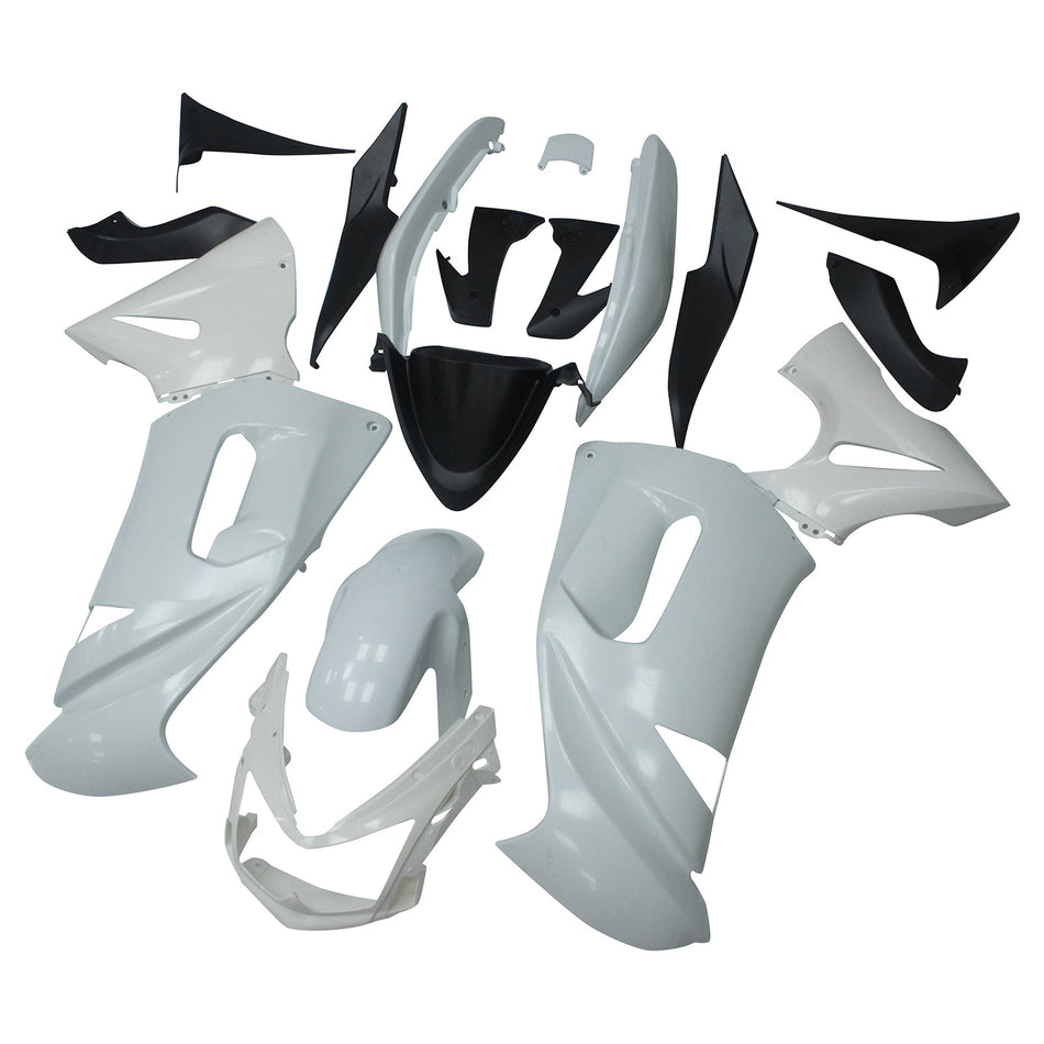 Amotopart Kawasaki ER6F/Ninja650 2006-2008 Verziehung Injektion unbemalt