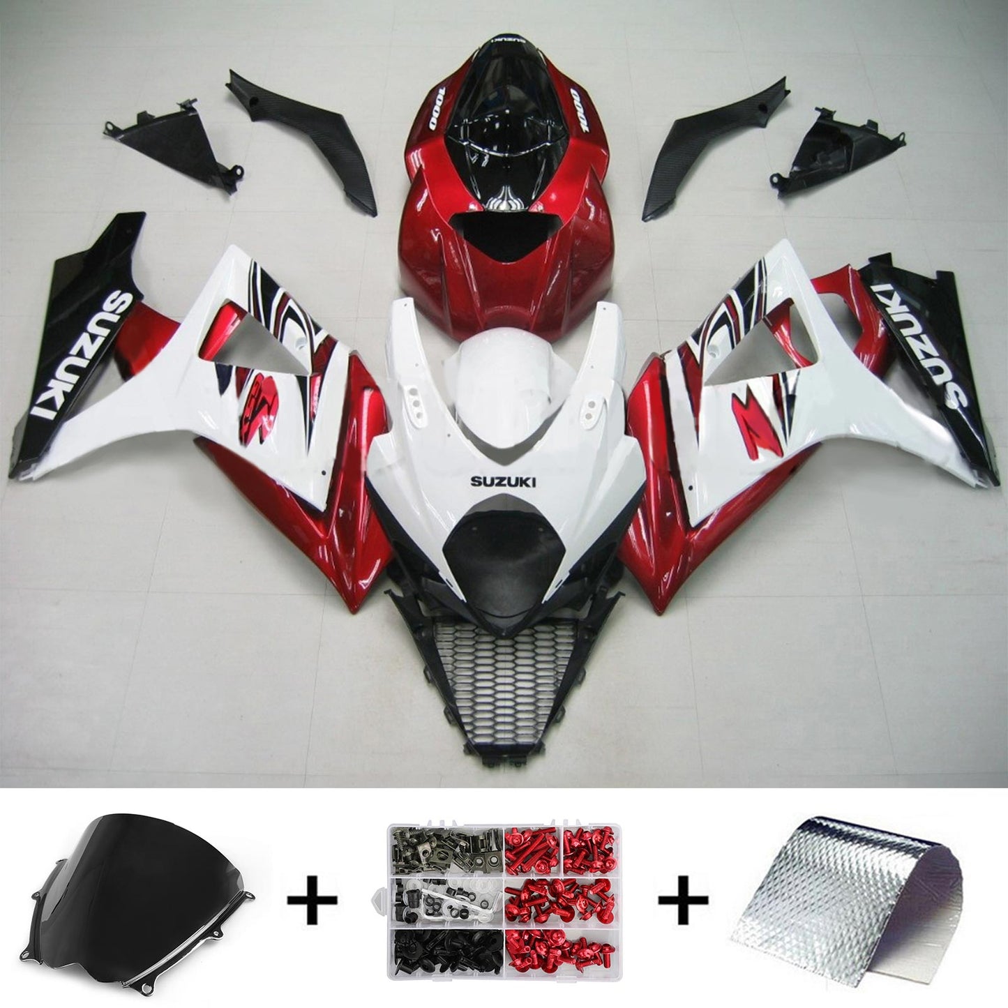 Amotopart Suzuki GSXR1000 2007-2008 Verkleidungskit