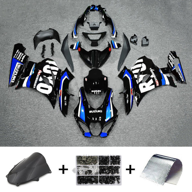 Amotopart Suzuki GSXR1000 2017–2023 K17 Verkleidungsset, Karosserie, Kunststoff, ABS