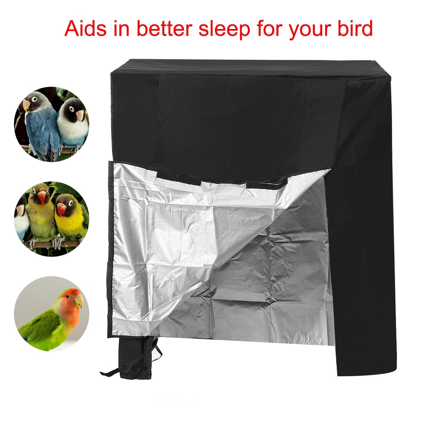 Grande garde perroquet nuit animal de compagnie cage à oiseaux couverture respirante protection anti-poussière