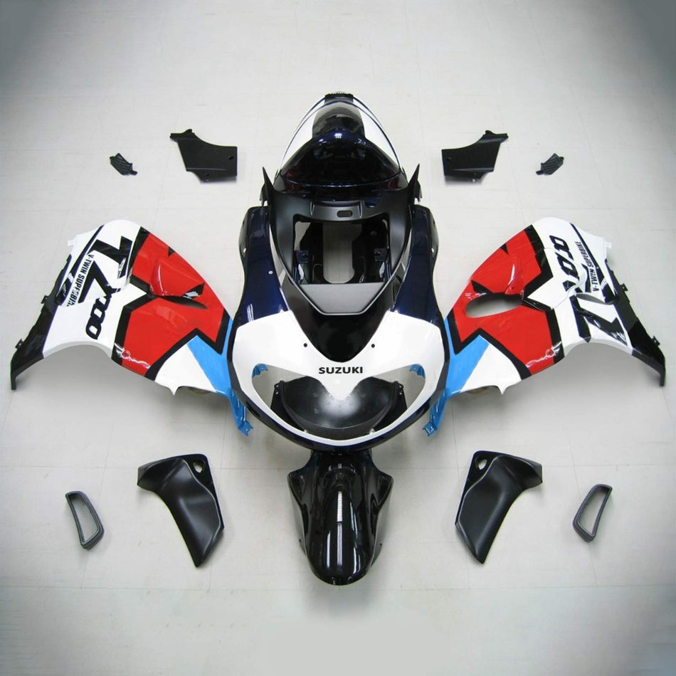 Amotopart Suzuki TL1000R 1998-2003 Verkleidungskit Karosserie Plastikabs ABS