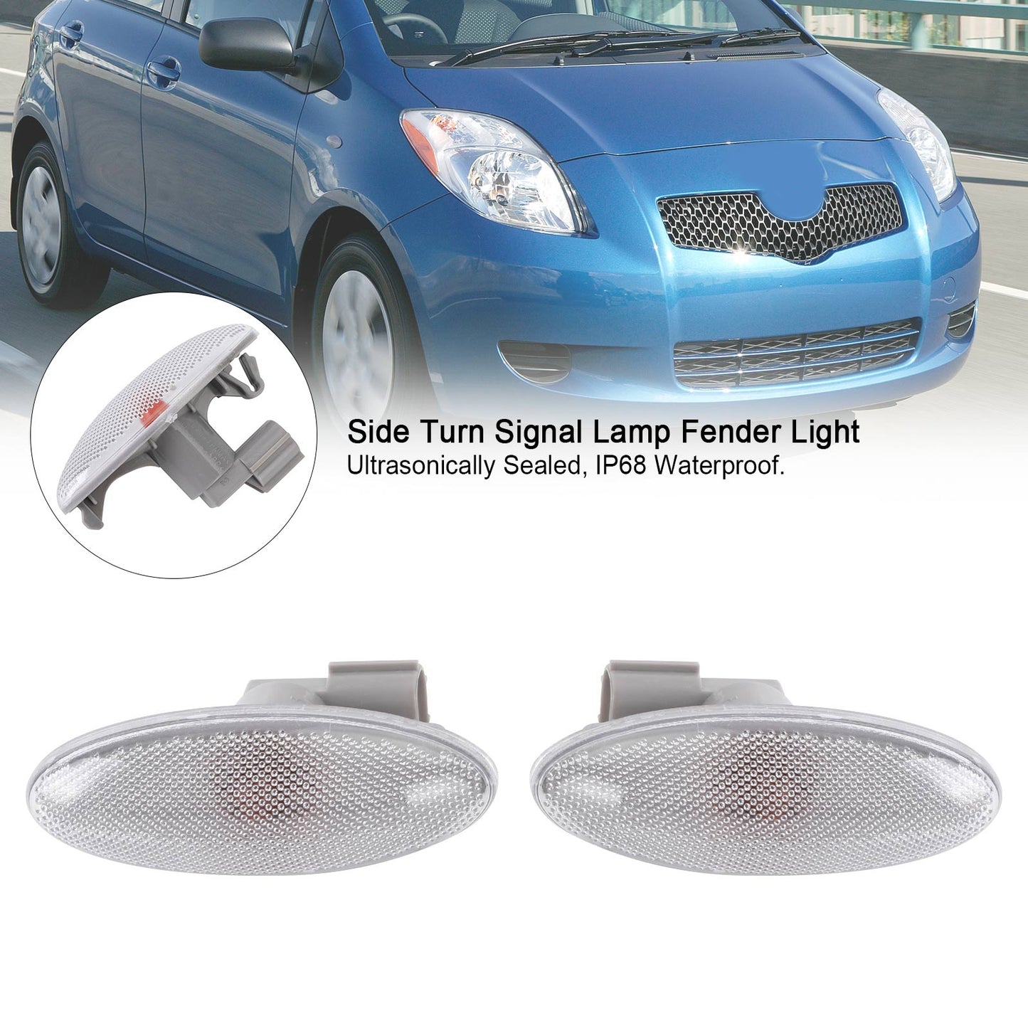 Seitenschildlampenlampen-Fender Licht für Toyota Corolla Camry Yaris 81730-02090