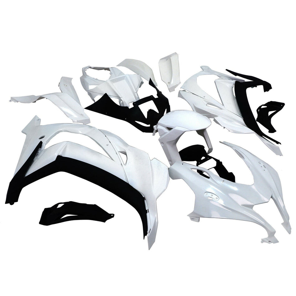 Amotopart Kawasaki ZX10R 2016-2020 Verriegelungseinspritzformeln unbemalt
