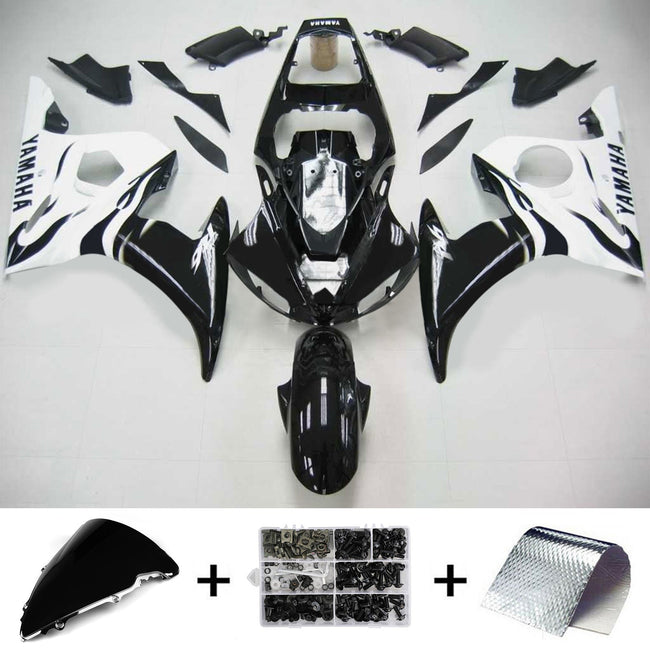 Injektionsverkaufskit Karosserie Kunststoff ABS fit für Yamaha 2003-2004 YZF 600 R6 & 2006-2009 YZF R6S #106