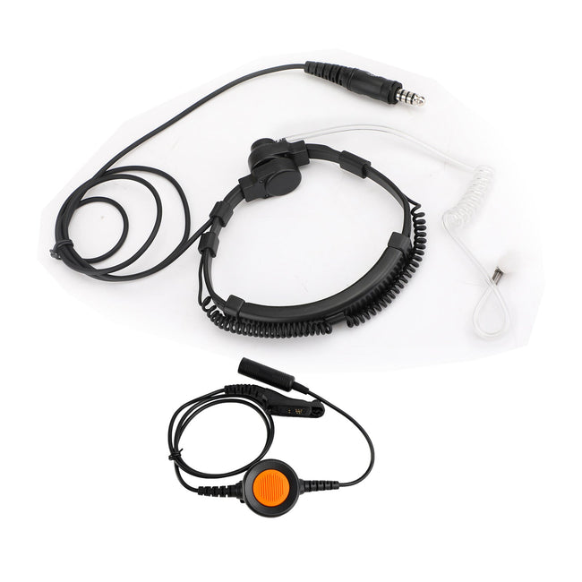 Für DP3400 DGP4150 APX4000 6-Pin U94 PTT 7,1mm Big Plug Tactical Throat Headset