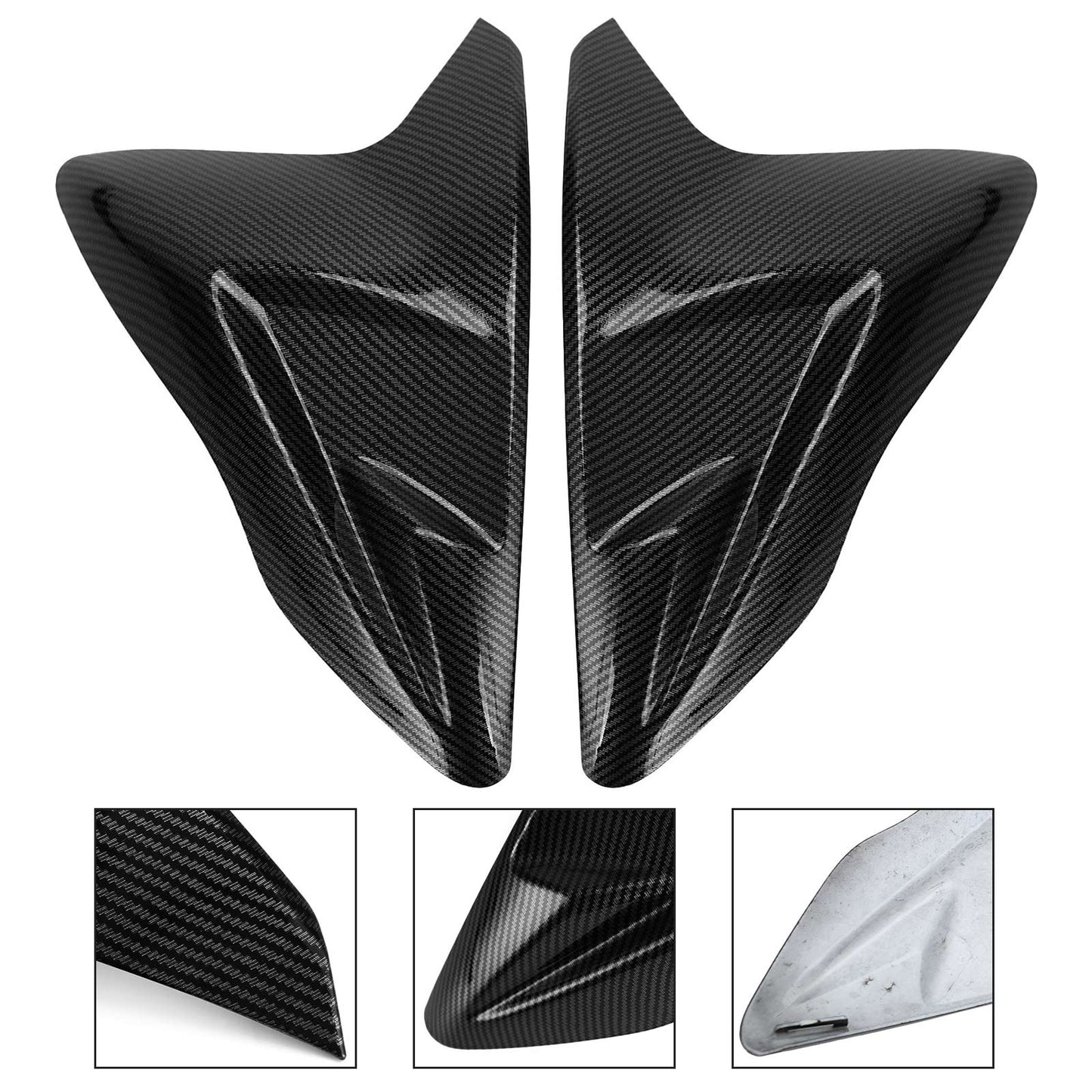 Benzentankseitenabdeckungsverkleidung Kohlenstoff Look für Suzuki GSXR 600 750 2011-2019