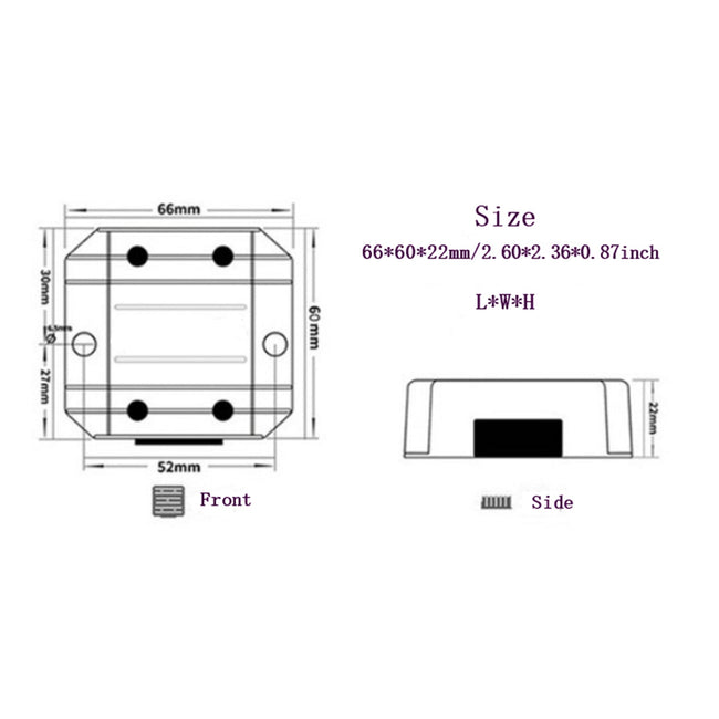 DC-DC 12V-13,8V 3A 41,4W Step Up Netzteil Konverter Regler Wasserdicht