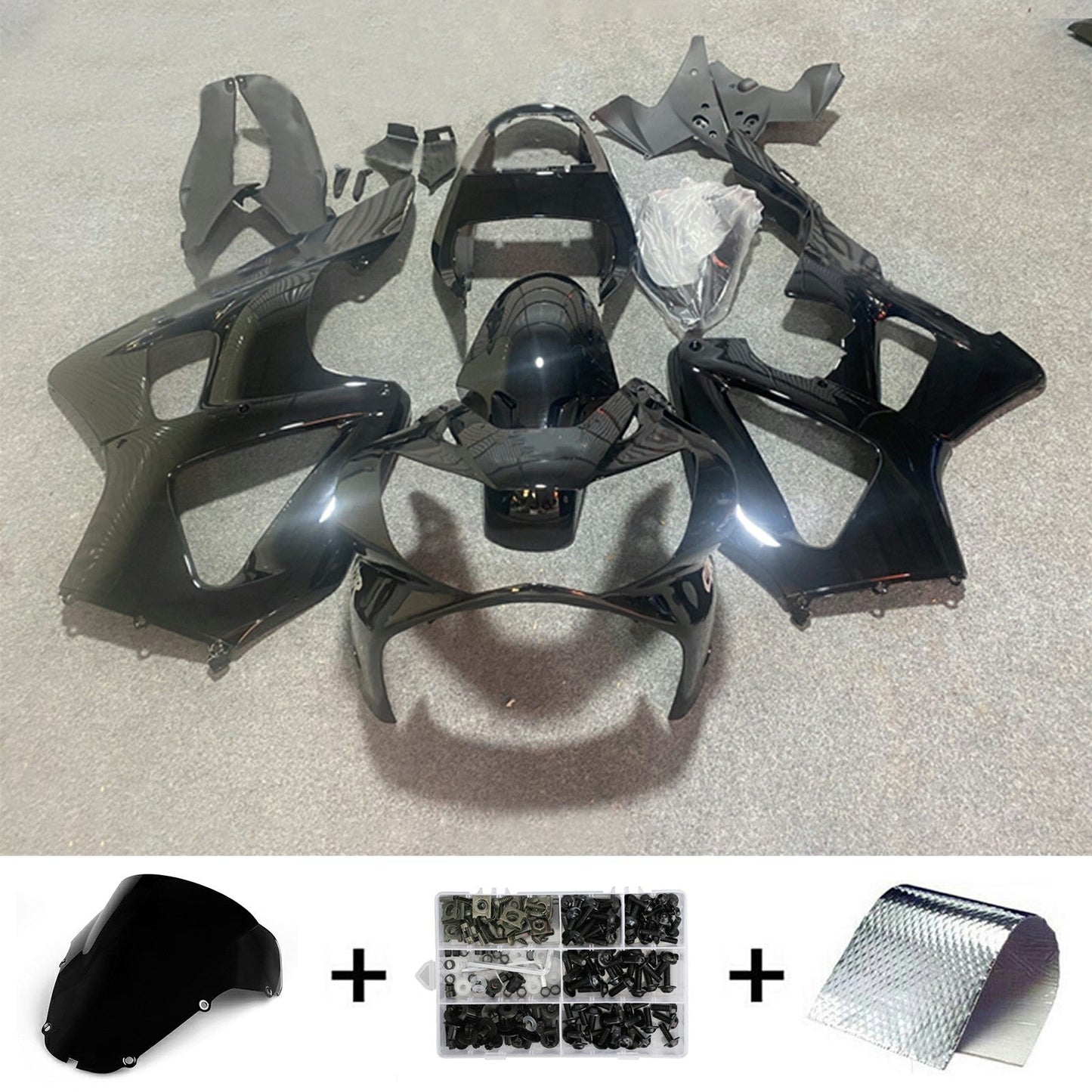 Amotopart Honda CBR929RR 2000–2001 Verkleidungsset, Karosserie, Kunststoff, ABS