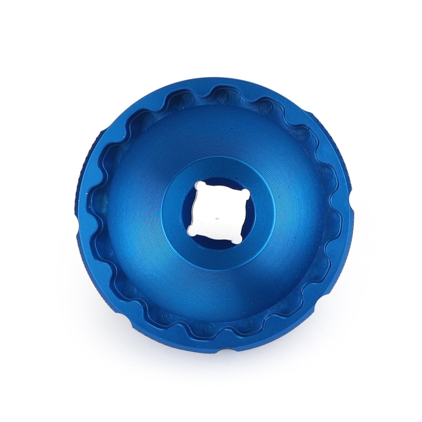 BBT-69.2 16-Kerbe 44 mm 3/8 "Antriebe externes Tretlagerwerkgaug Schwarz/Blau