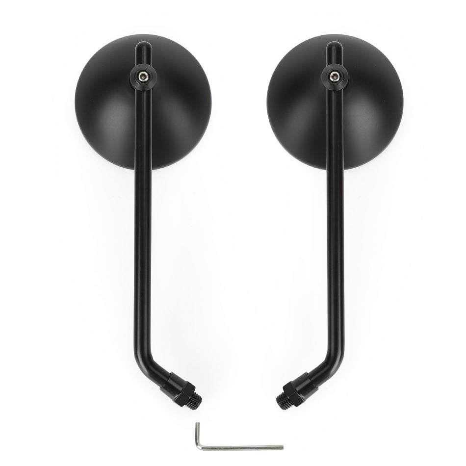 Klassischer Stil rechts und links, schwarzer Spiegel, 10 mm rechts, für Honda CB Shadow Cruiser Generic