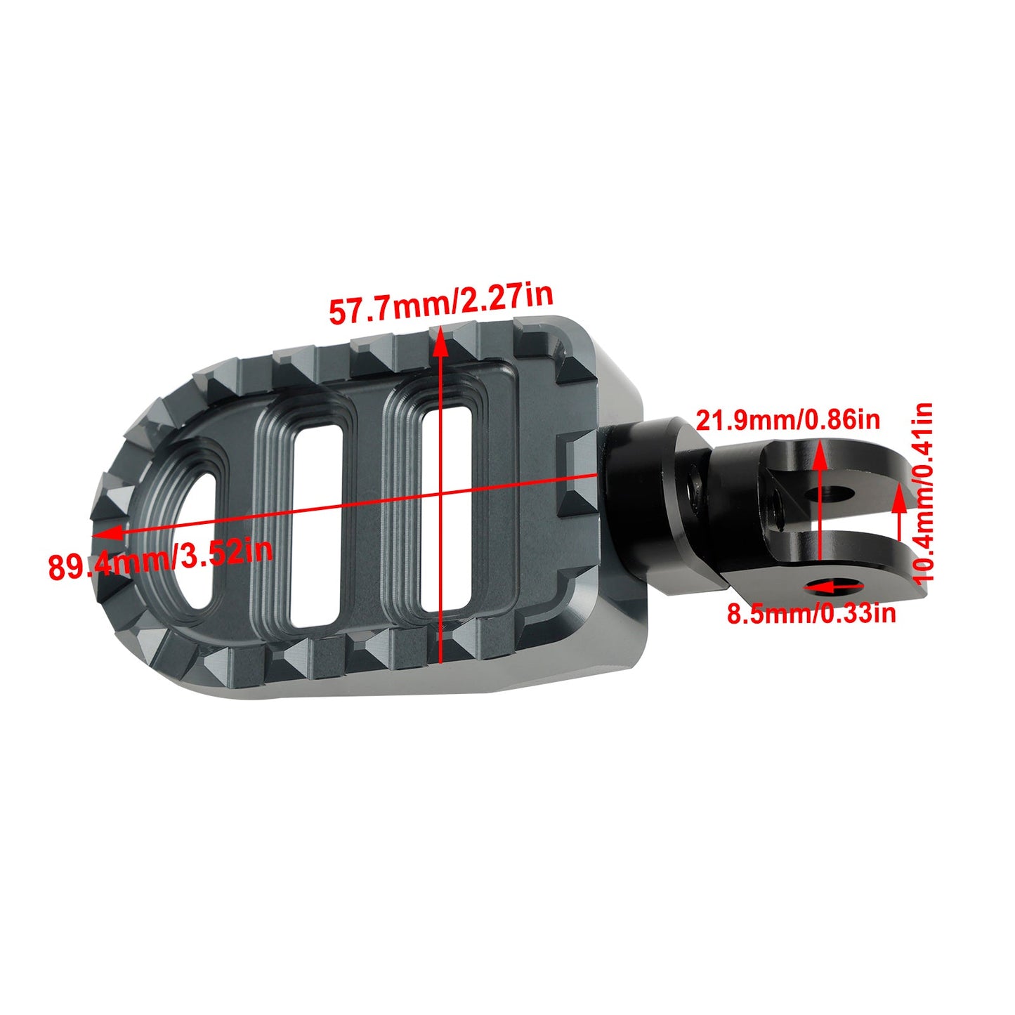 Vordere Fu?rasten-Fu?raste passend für Rebel 1100 CM1100 CMX 1100 DCT/MT 2021–2023