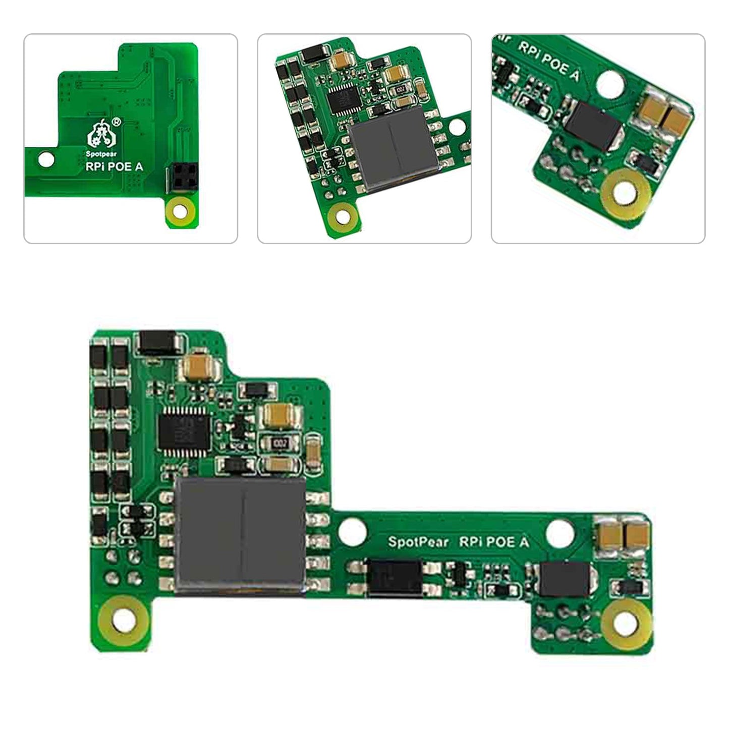 Raspberry Pi Poe Ethernet-Netzteil-Erweiterungsmodul unterstützt 3B+/4B mit Lüfter