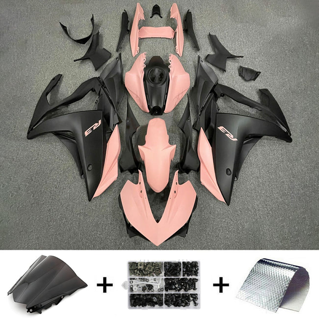 Amotopart Verkleidungsset für Yamaha YZF-R3 2014–2018, R25 2015–2017, Karosserie, ABS