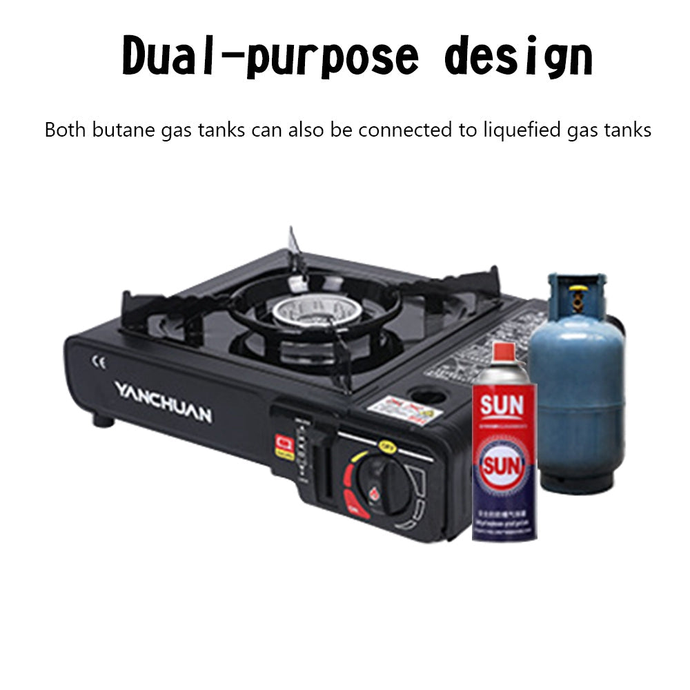 Butan/Flüssiggastank Dual Purpose-Brenner Gas Herd Campingkocher Tischkocher