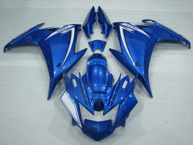 Amotopart 2009-2015 Yamaha FZ6R Blue Fairing Kit