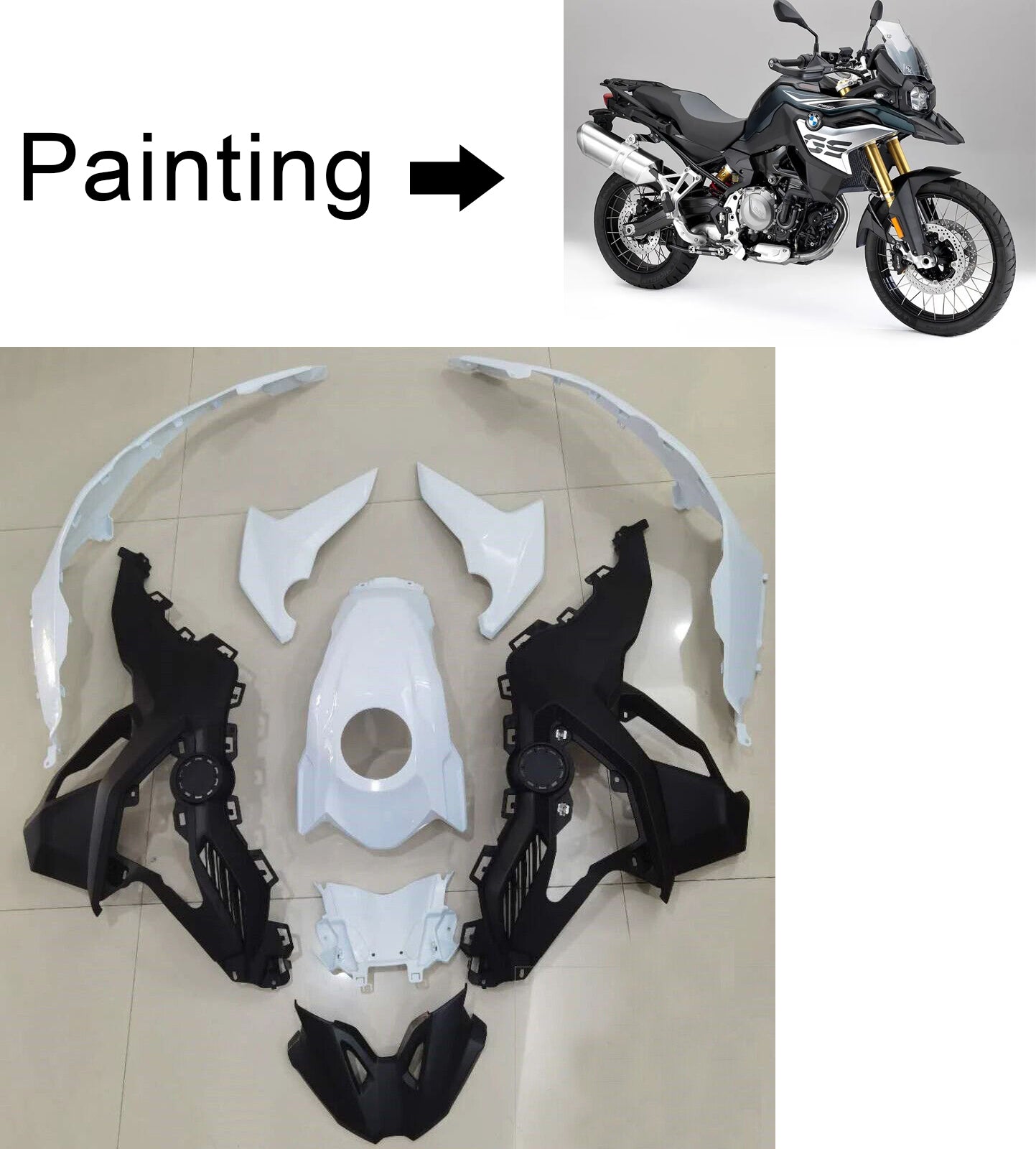 AMOTOPART BMW F750GS F850GS 2018-2020 Verkleidungskit Karosserie