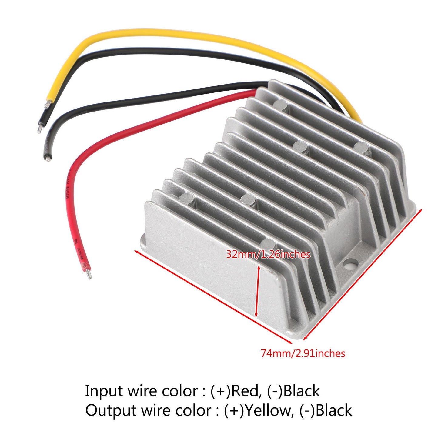 48V 10A Step Down auf 24V DC-DC Wandler Spannungsminderer Regler 240W