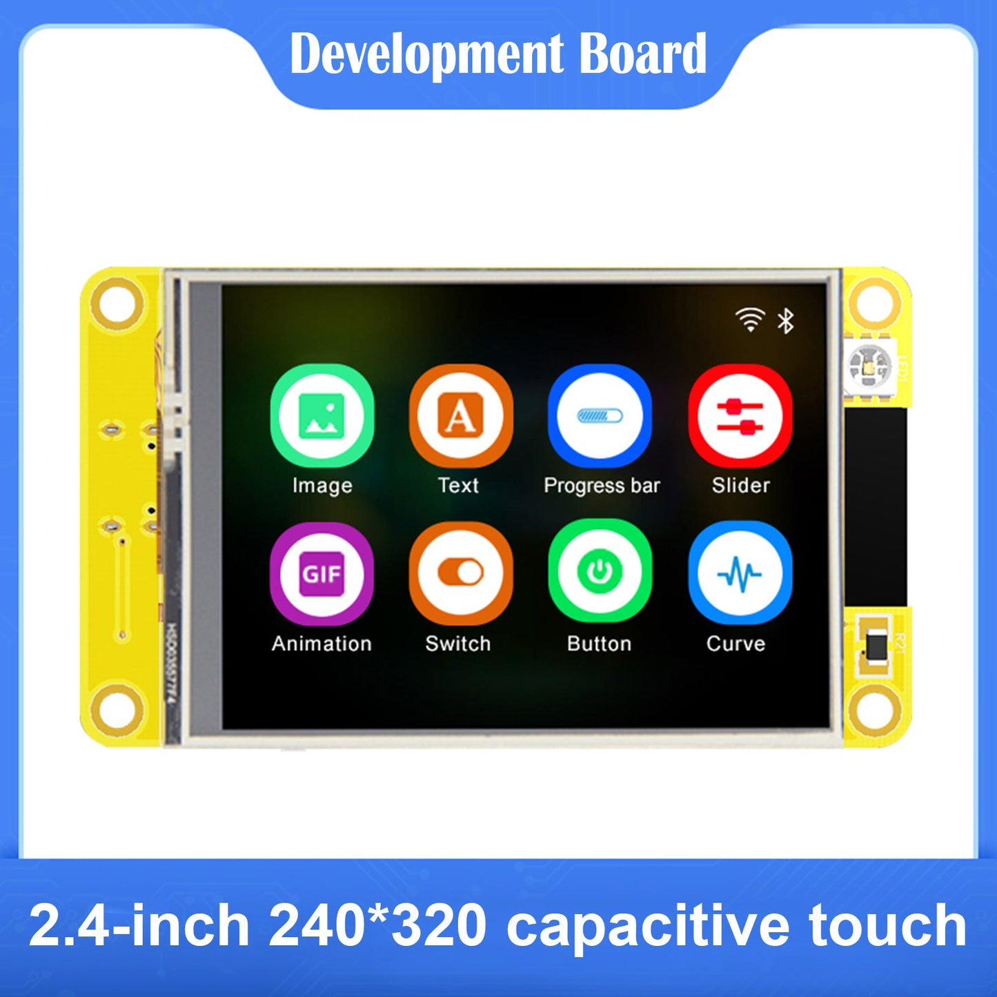 ESP32-Entwicklungsplatine, 2,4-Zoll-240 * 320-Smart-Display, WiFi-Bluetooth-Touchscreen