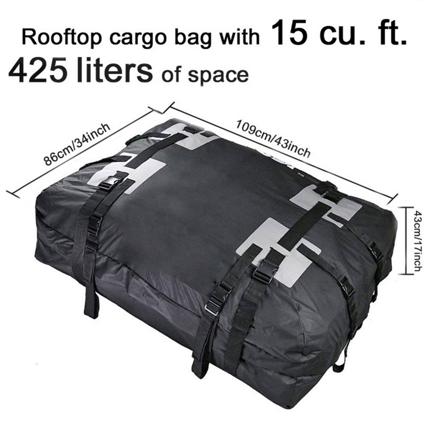 Sac de rangement étanche pour porte-bagages de toit de voiture Sac de cube de rangement pour bagages Voyage