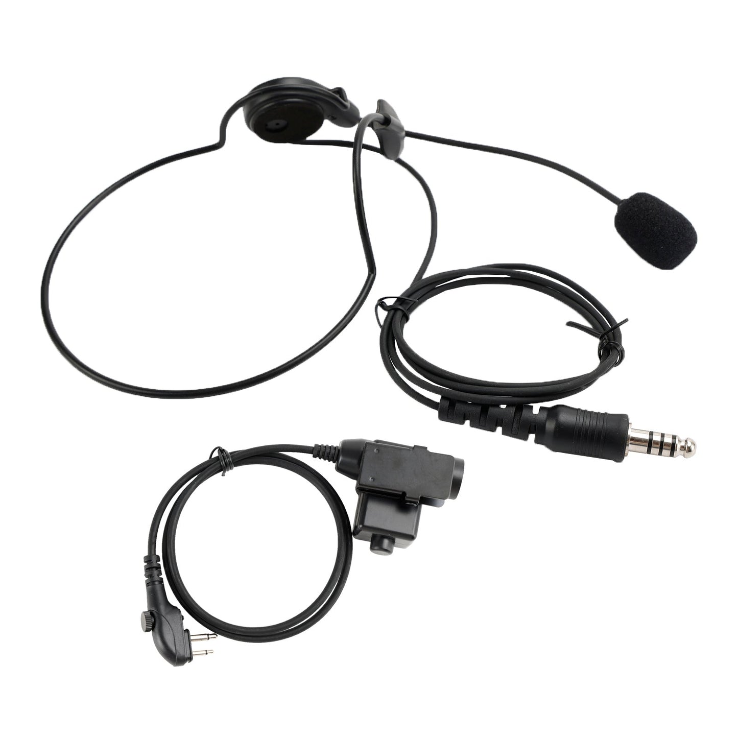 7,1-C7 Hinten Montieren Stecker Taktische Headset 6Pin U94 PTT Für HYT TD500 TD510 TD520