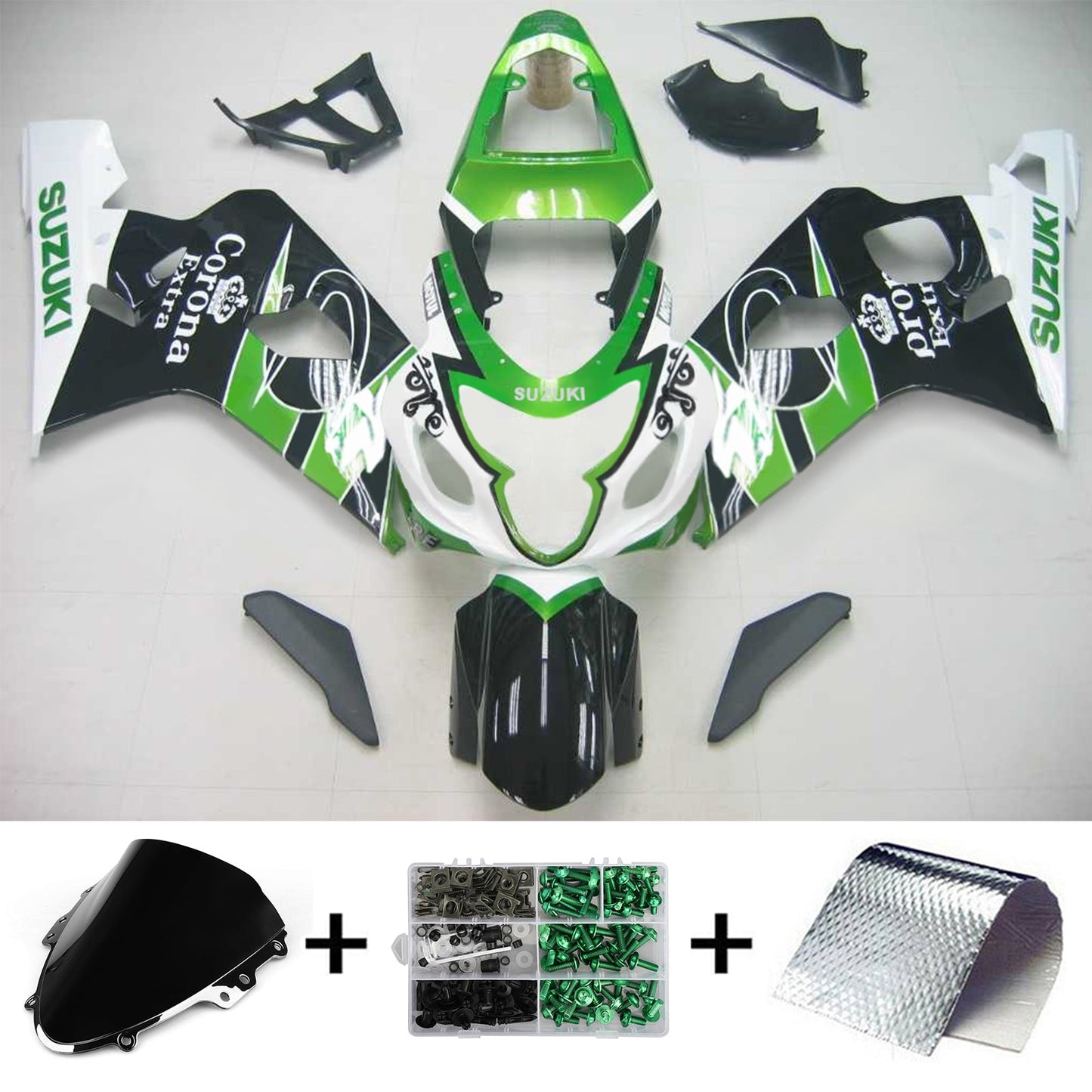 Amotopart Suzuki GSXR 600/750 2004-2005 Verkleidungskit Karosserie Plastik