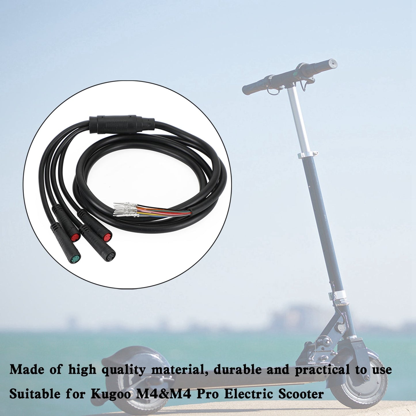 Câble de données de contrôleur de tableau de bord pour ligne de données de câble d'alimentation Kugoo M4/Pro