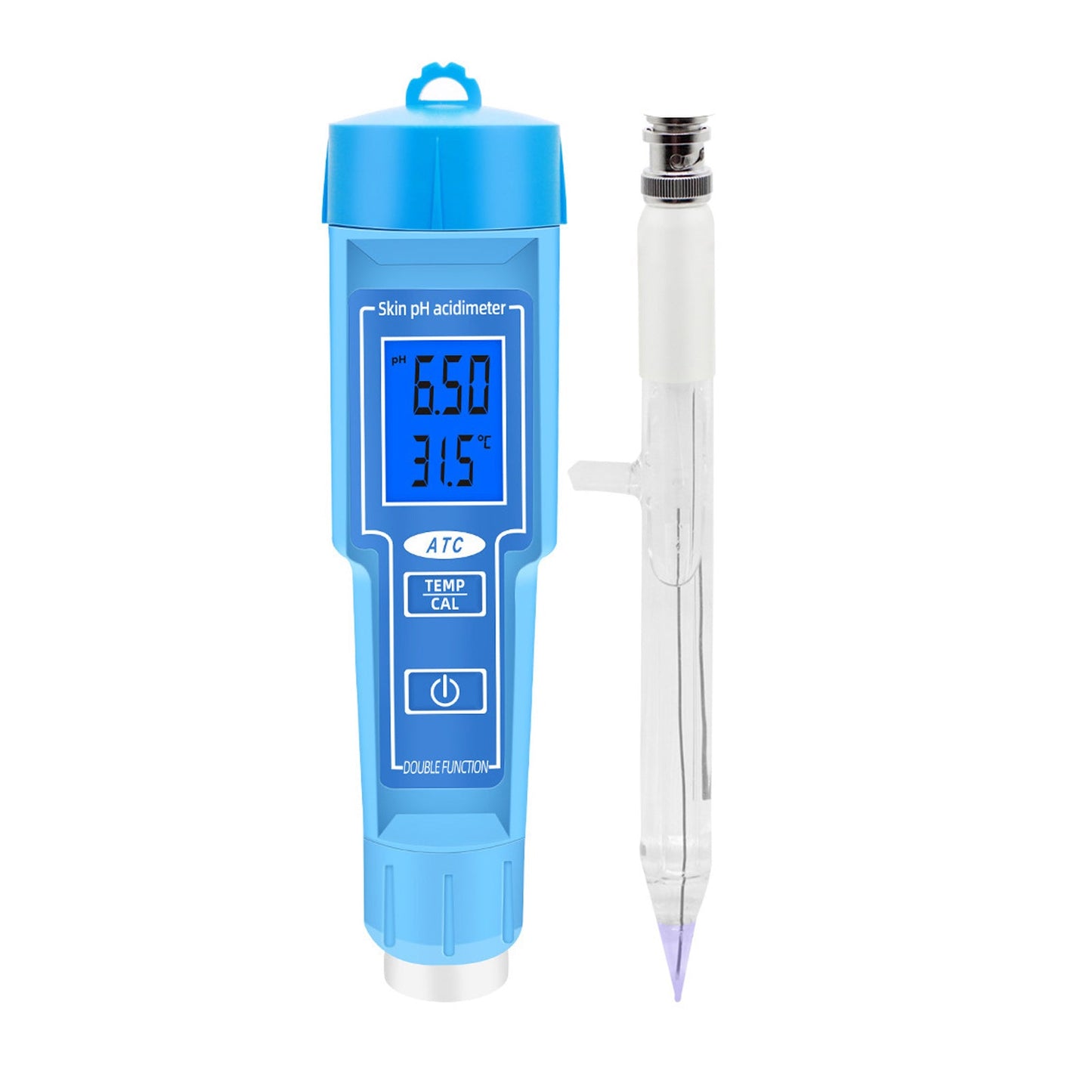 PH-Meter-Thermometer-Stift für Lebensmittel, Obst, Fleisch, Boden, Labor, digitaler S?ure-PH-Tester