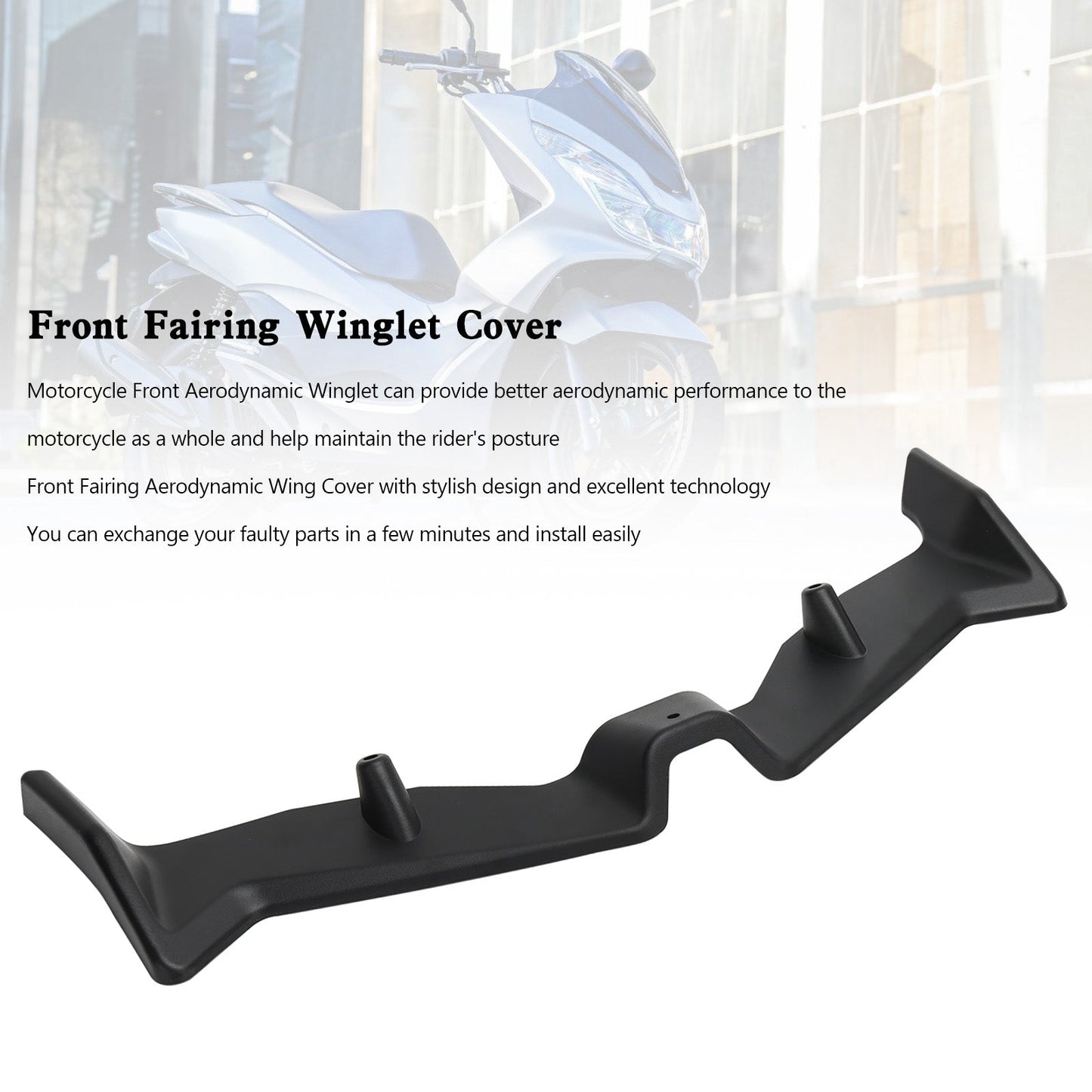 Honda Pcx125 Pcx160 2021–2023 Frontverkleidung, aerodynamische Winglet-Abdeckung, langlebig