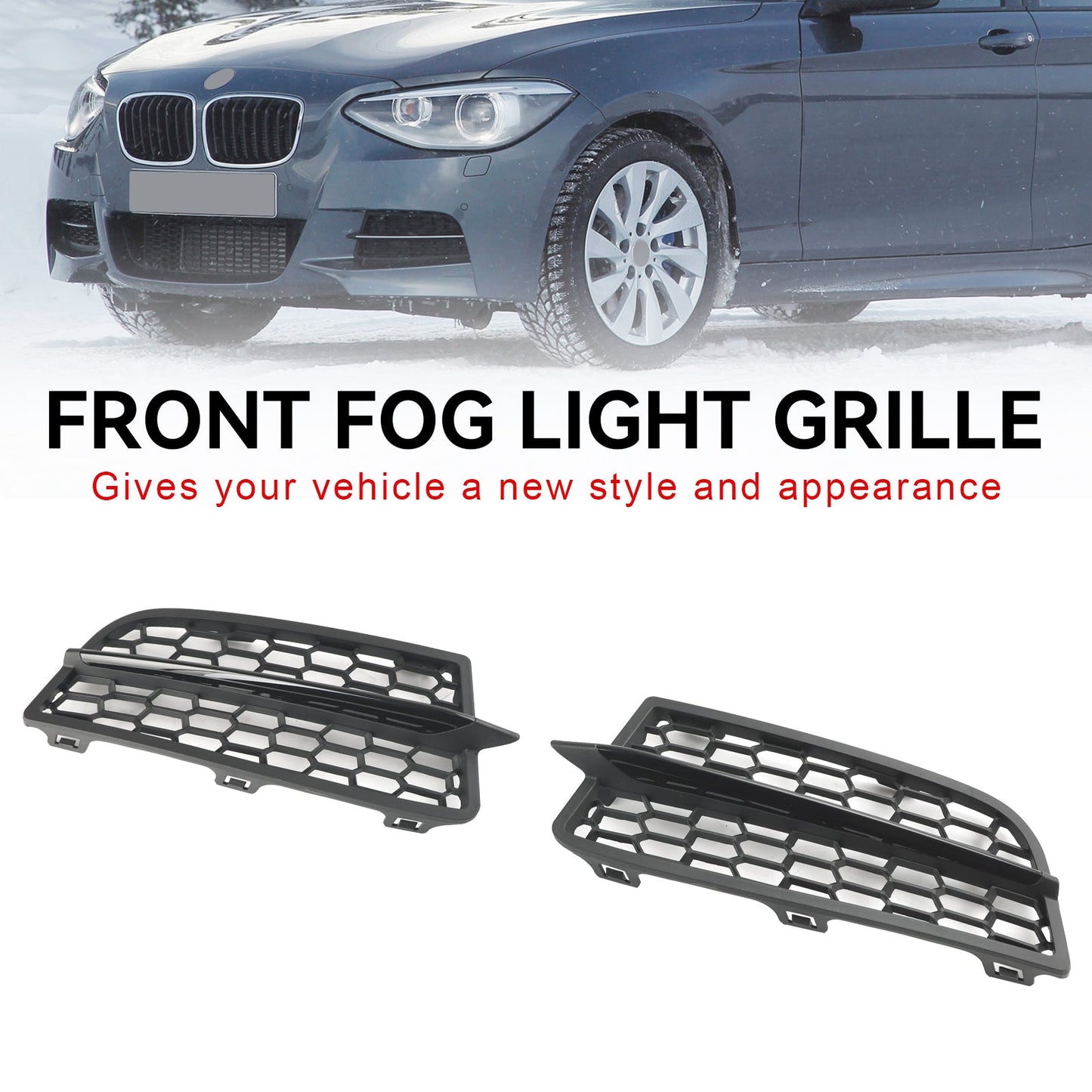 BMW F20 F21 2011-2015 M 2PCS Front Bumper Fog Light Cover Bezel Grill GrilleAuto &amp; Motorrad: Teile, Auto-Ersatz- &amp; -Reparaturteile, Karosserieteile!