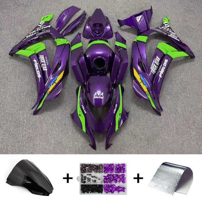 Amotopart Verkleidungsset für Kawasaki ZX10R 2016–2020, Karosserie, Kunststoff, ABS