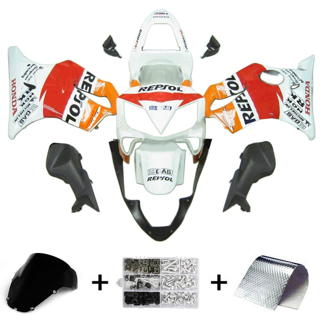 Amotopart Honda CBR600 F4i 2001–2003 Verkleidungsset, Karosserie, Kunststoff, ABS