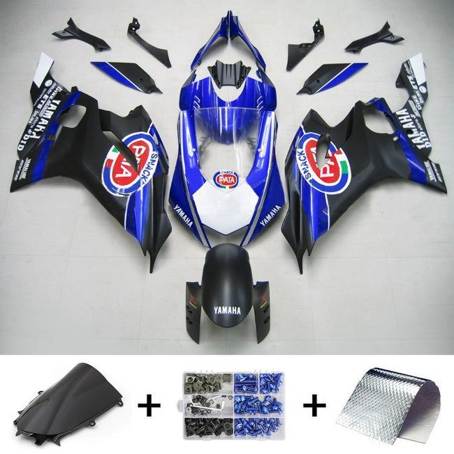 Aotopart Yamaha YZF-R6 2017-2023 Schwarzblau Abzugskit