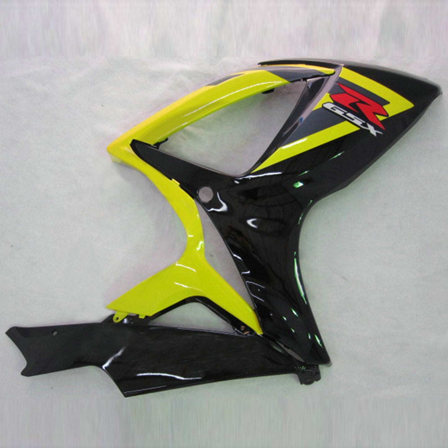 Amotopart 2006-2007 Suziki GSXR 600 750 K6 Kit de carénage noir et jaune