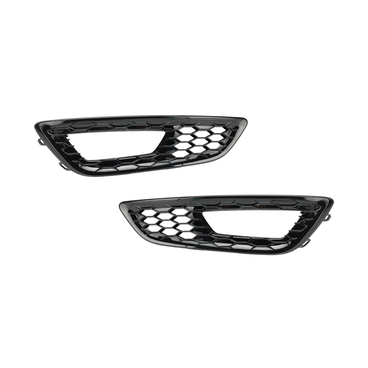 2PCS Frontsto?stange Nebelscheinwerfer Lampenabdeckung Lünette Gitter passend für Ford Focus 2015-2018