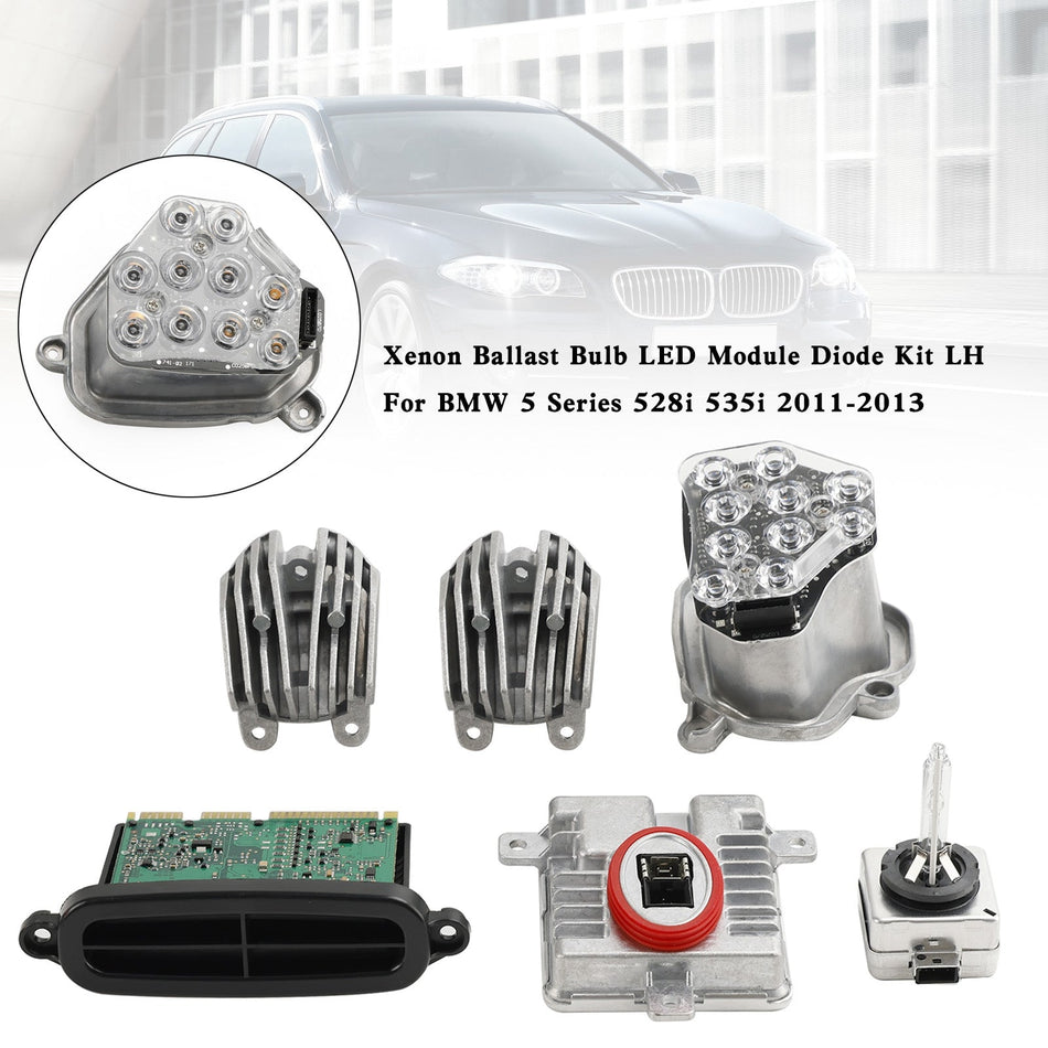 2012鈥?013 BMW 528i xDrive ActiveHybrid 5 Xenon-Vorschaltger?t, LED-Modul, Dioden-Set links