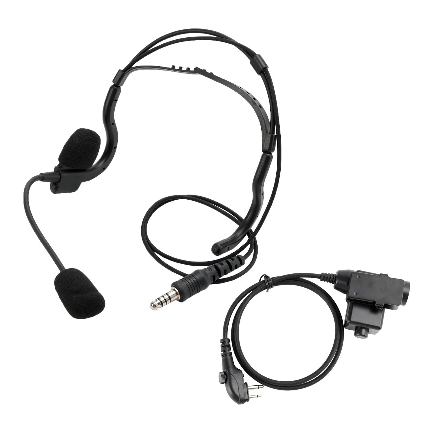 Für HYT PD415 PD500 PD505 6-Pin U94 PTT 7,1-C8 Hinten Montieren Stecker Taktische Headset