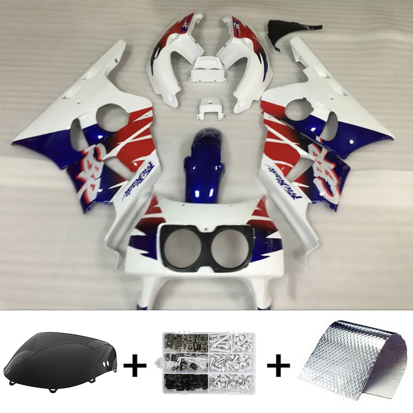 Amotopart 1990-1999 Honda CBR400RR NC29 Verkleidungssatz