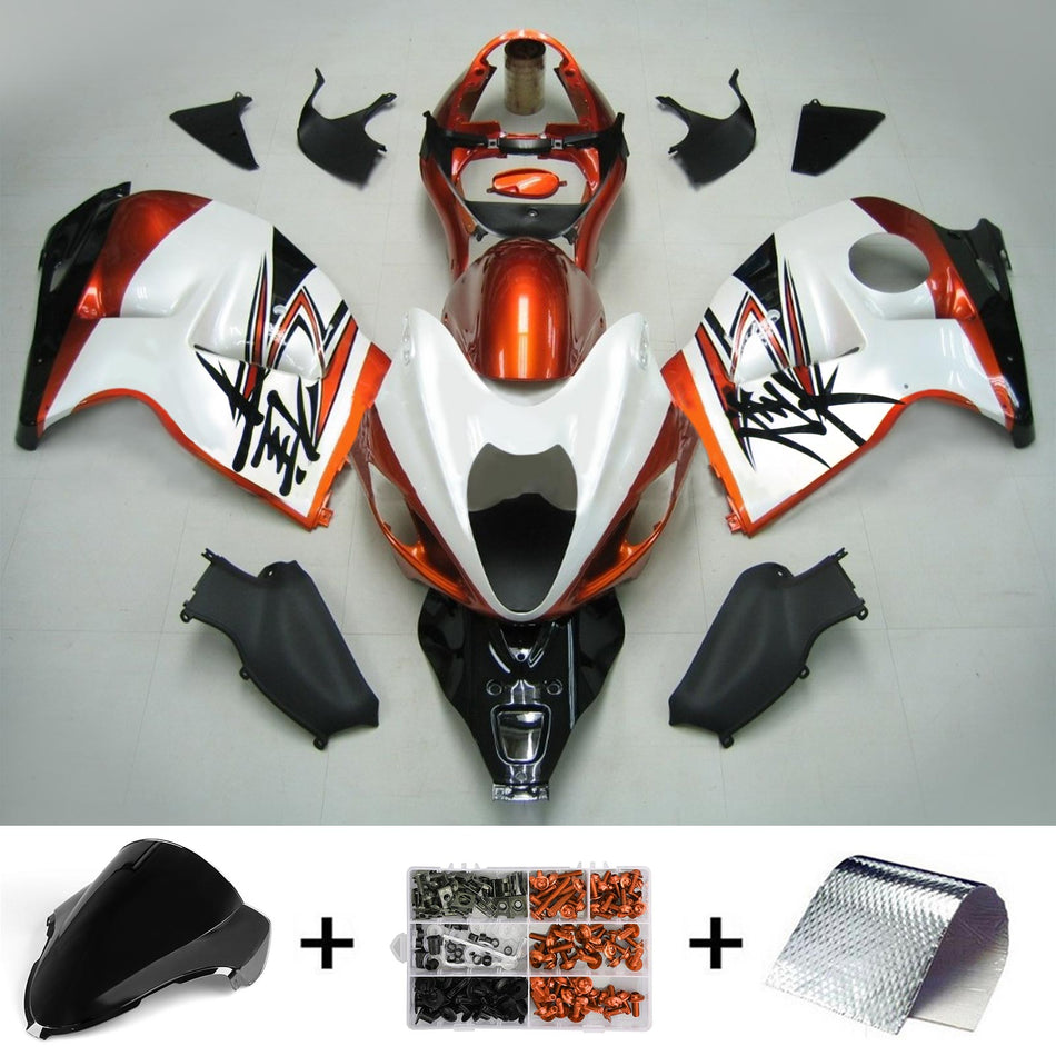 Amotopart Suzuki Hayabusa GSXR1300 1999-2007 Kit de carénage Corps Plastique