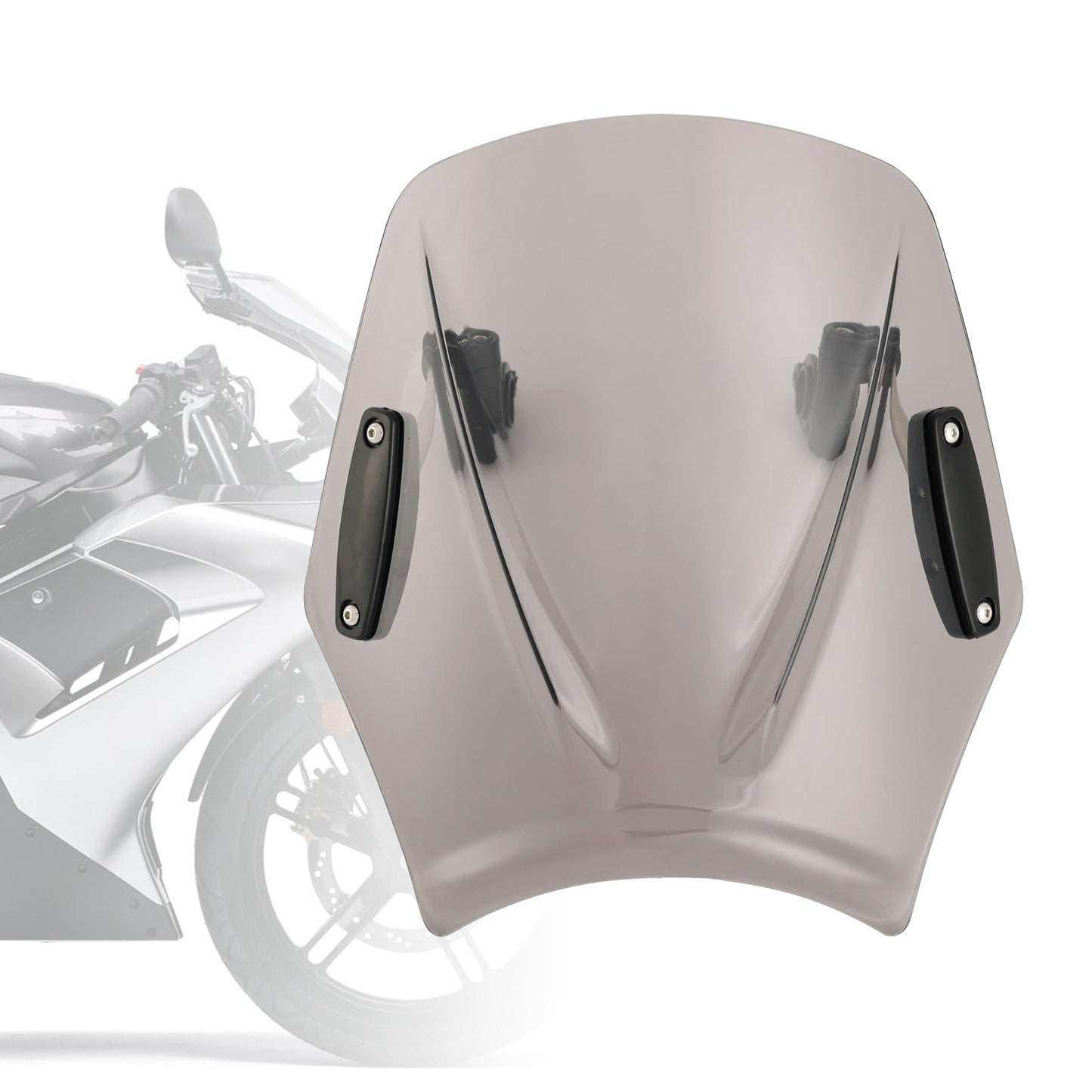 Motorrad mit 22 mm / 7/8 Zoll Lenker Windschutzscheibe Windschutzscheibe Universal