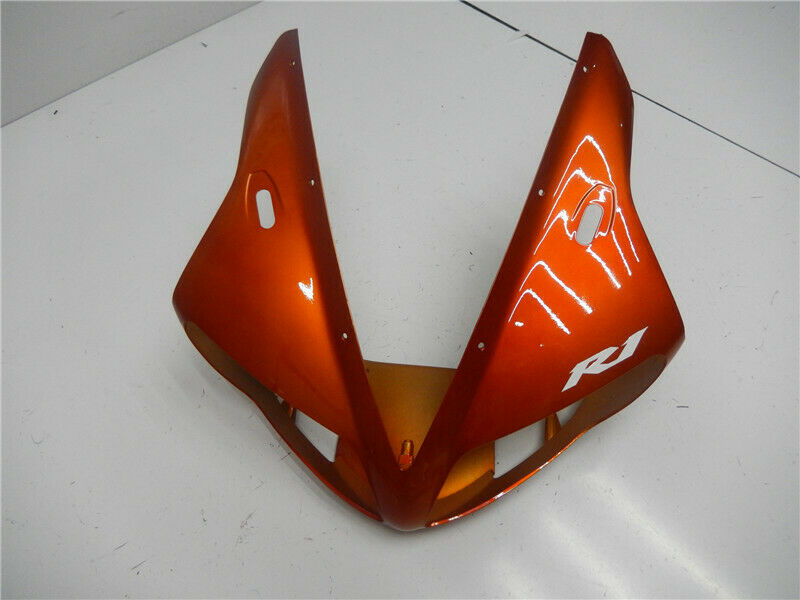 Kit plastique injection ABS AMOTOPART loquet yamaha yzf r1 2002-2003 orange générique