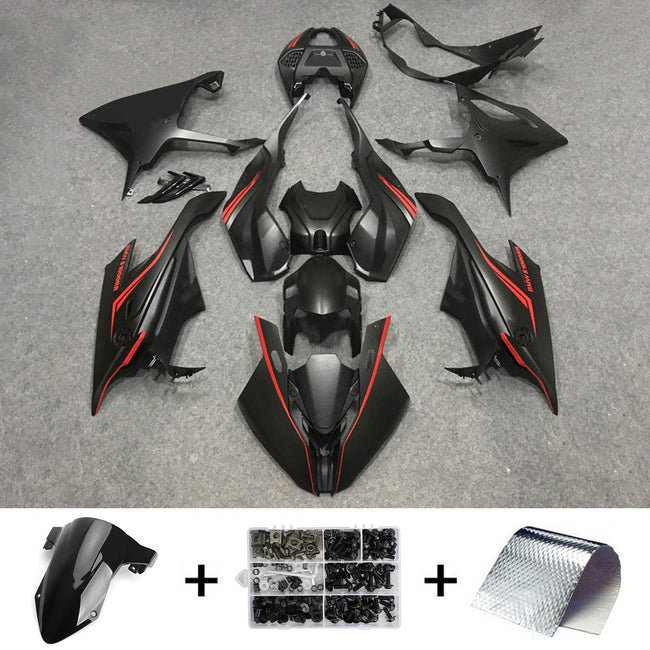 Amotopart 2019-2022 BMW S1000RR/M1000RR Black Red Line Racing Racing Kit