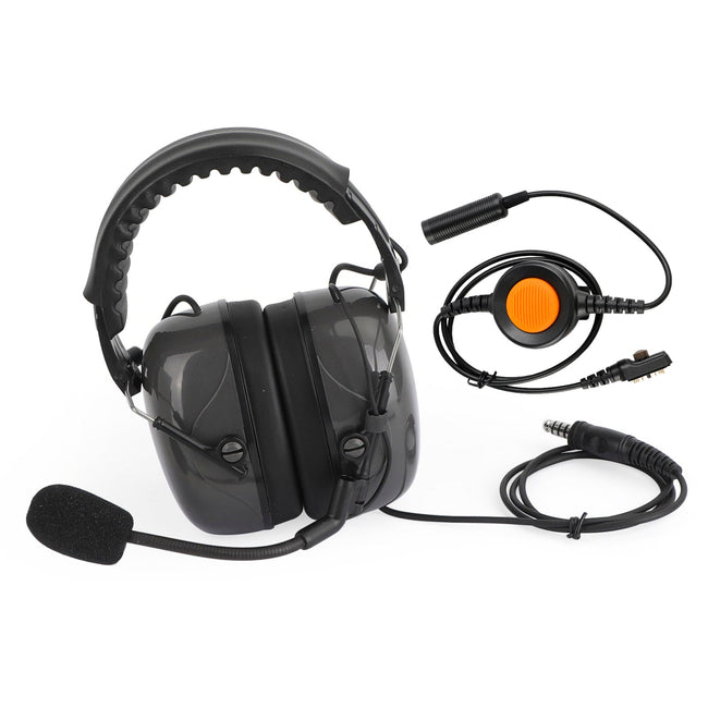 Für Hytera PD780G/580/788 6-Pin U94 PTT C5 Einstellbares Headset mit Ger?uschunterdrückung