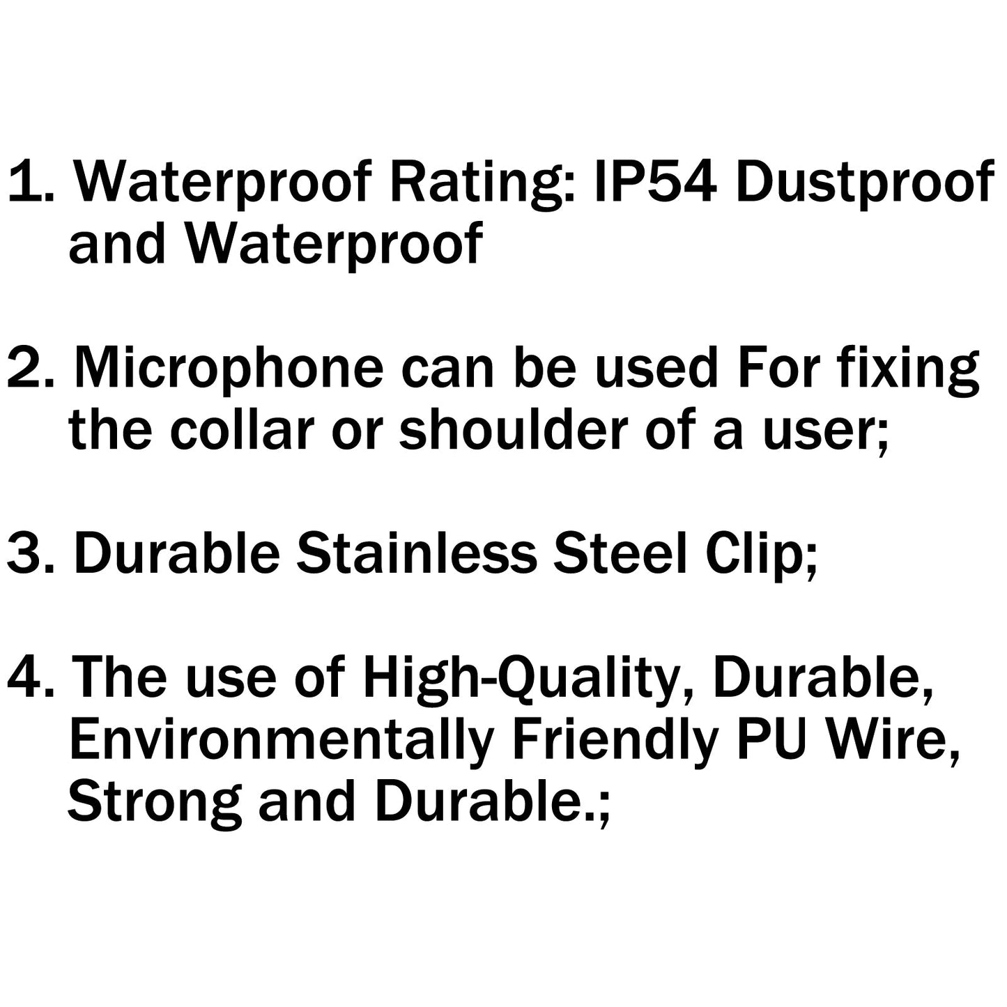 1Pcs K-SM06 2-poliger wasserdichter Handheld-Lautsprecher MIC für Kenwood BaoFeng UV-5R