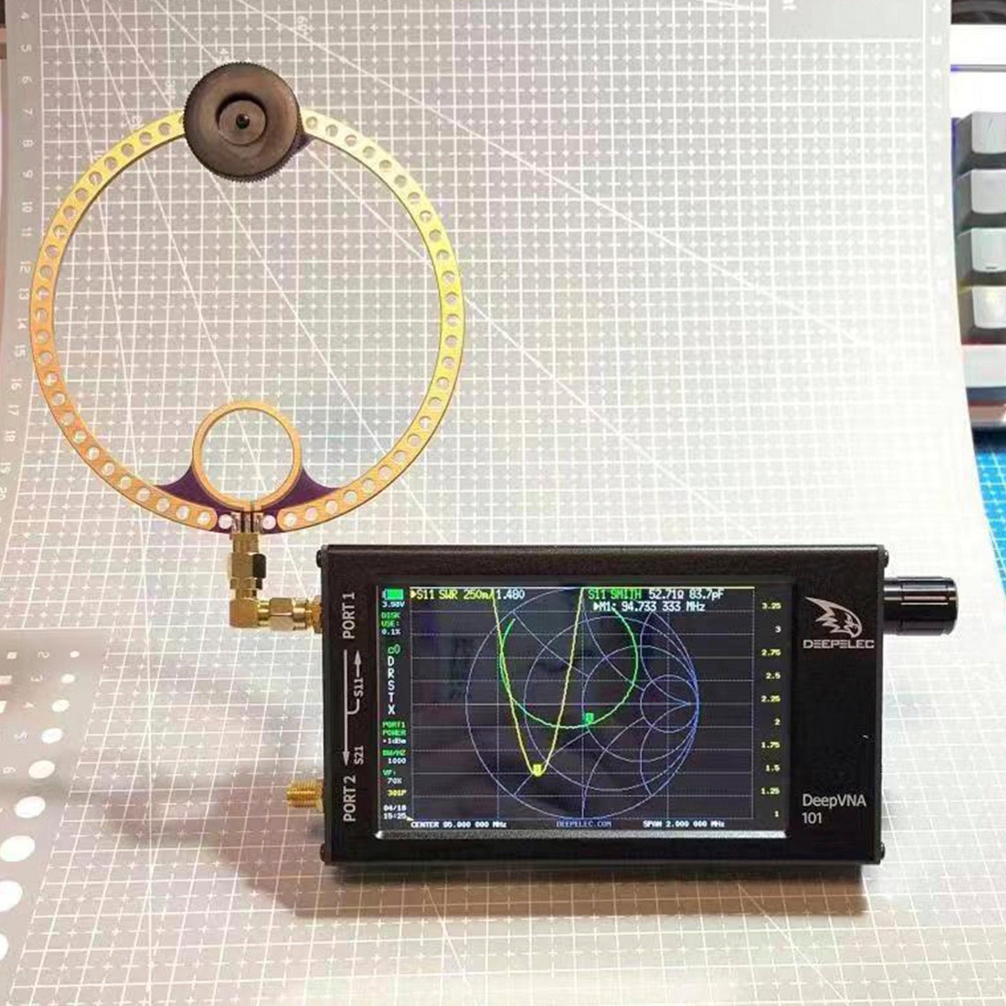 2x Donut VHF UHF FM Mini-Loop-Antenne für HFDY Malahiteam DSP DSP2 Radioempf?nger